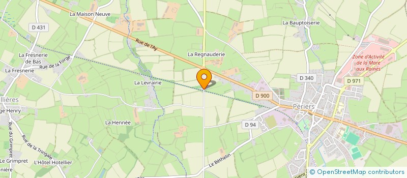 localisation de l'entreprise MONSIEUR FREDERIC BORHIS  PERIERS