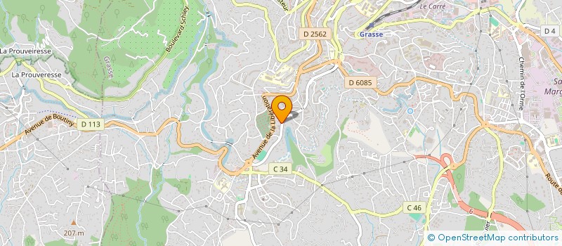 localisation de l'entreprise MONSIEUR FREDERIC BORIES  GRASSE