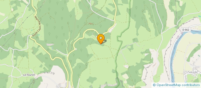 localisation de l'entreprise MONSIEUR FREDERIC BORREDON  CAJARC