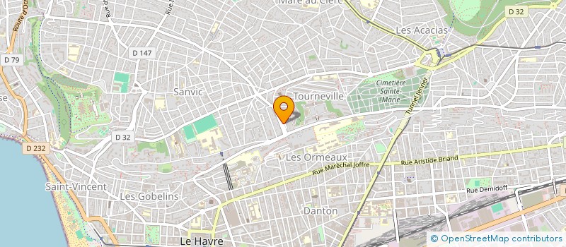 localisation de l'entreprise MONSIEUR FREDERIC BORTOLUZZI  LE HAVRE