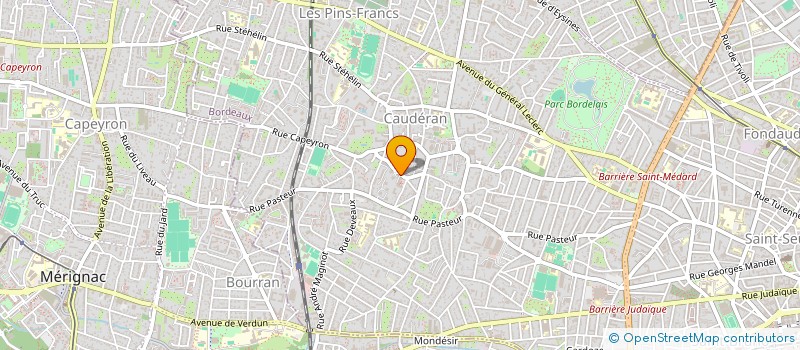 localisation de l'entreprise MONSIEUR FREDERIC BOSCHER  BORDEAUX