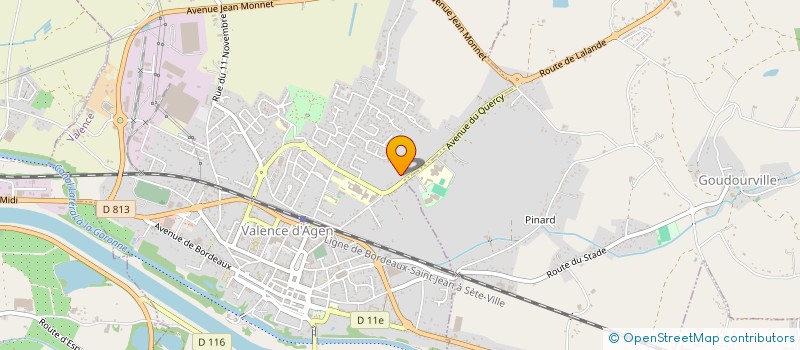 localisation de l'entreprise MONSIEUR FREDERIC BOSQUAIN  AGEN