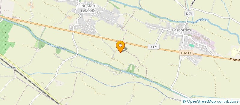 localisation de l'entreprise MONSIEUR FREDERIC BOSQUES  SAINT-MARTIN-LALANDE