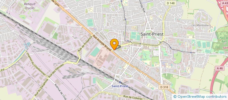 localisation de l'entreprise MONSIEUR FREDERIC BOSSARD  SAINT-PRIEST