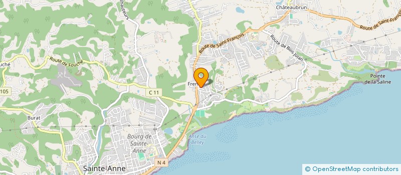 localisation de l'entreprise MONSIEUR FREDERIC BOSSCHAERT  SAINTE-ANNE