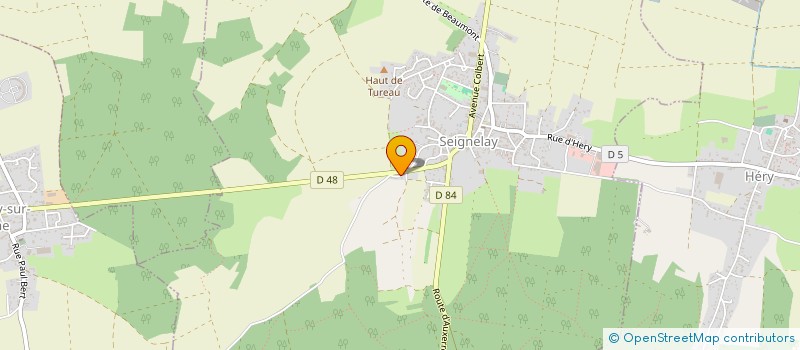 localisation de l'entreprise MONSIEUR FREDERIC BOSSUET  SEIGNELAY