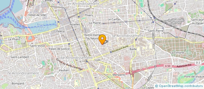 localisation de l'entreprise MONSIEUR FREDERIC BOSSY à MARSEILLE