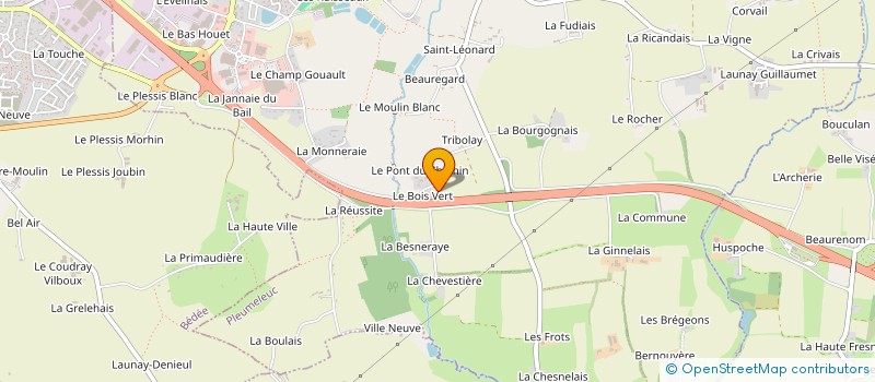 localisation de l'entreprise MONSIEUR FREDERIC BOTELHO  PLEUMELEUC