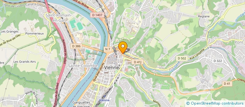 localisation de l'entreprise MONSIEUR FREDERIC BOTELLA  VIENNE