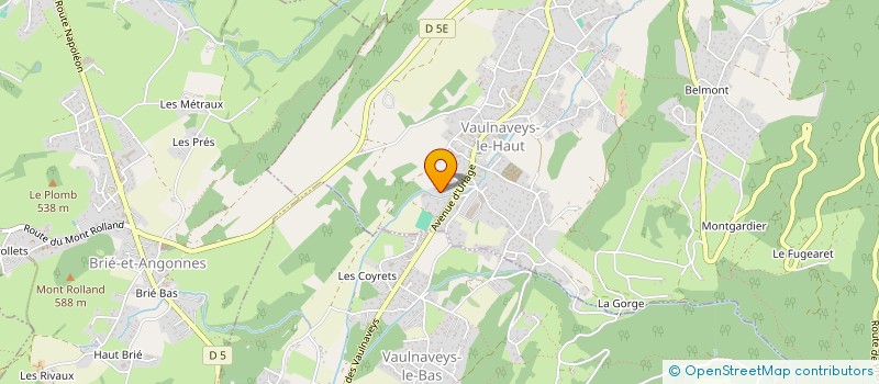 localisation de l'entreprise MONSIEUR FREDERIC BOTILDE  VAULNAVEYS-LE-HAUT