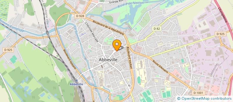 localisation de l'entreprise MONSIEUR FREDERIC BOTTE à ABBEVILLE