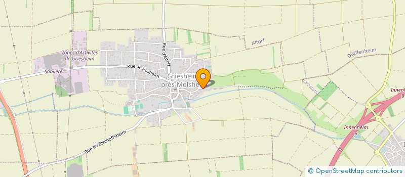localisation de l'entreprise MONSIEUR FREDERIC BOTTER  GRIESHEIM-PRES-MOLSHEIM