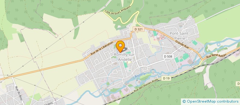 localisation de l'entreprise MONSIEUR FREDERIC BOUCHARA  ROMILLY-SUR-ANDELLE