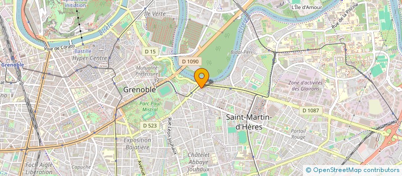 localisation de l'entreprise MONSIEUR FREDERIC BOUCHERY  GRENOBLE