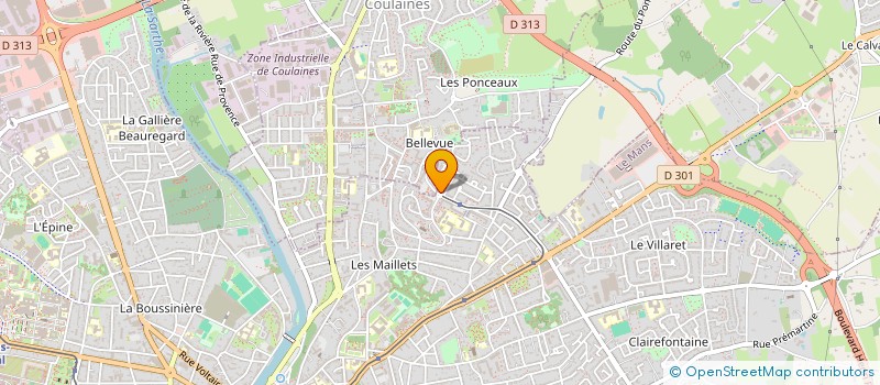 localisation de l'entreprise MONSIEUR FREDERIC BOUCHET à LE MANS