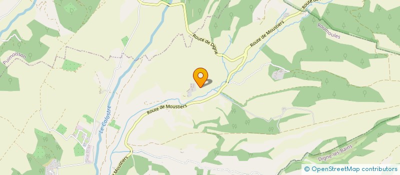 localisation de l'entreprise MONSIEUR FREDERIC BOUCHEZ  SAINTE-CROIX-DU-VERDON