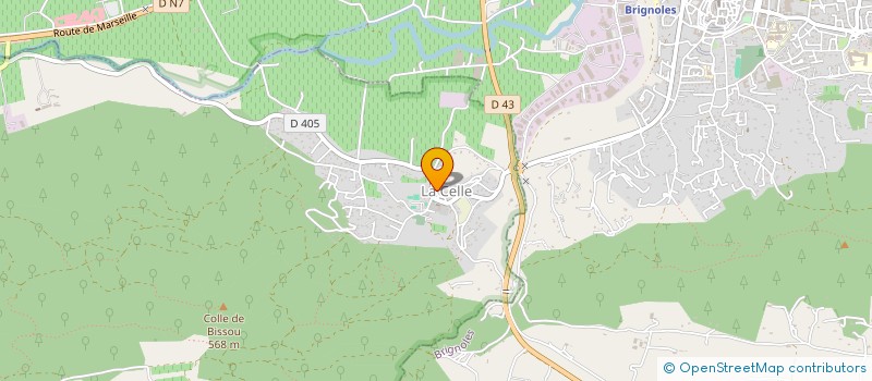 localisation de l'entreprise MONSIEUR FREDERIC BOUDARA  LA CELLE