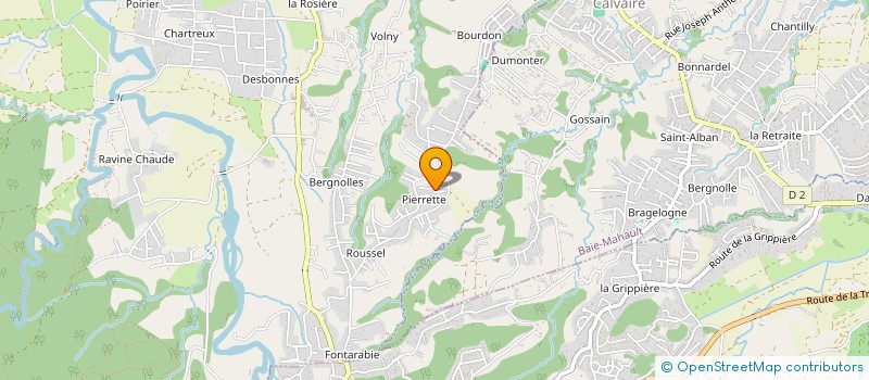 localisation de l'entreprise MONSIEUR FREDERIC BOUDIN  LAMENTIN