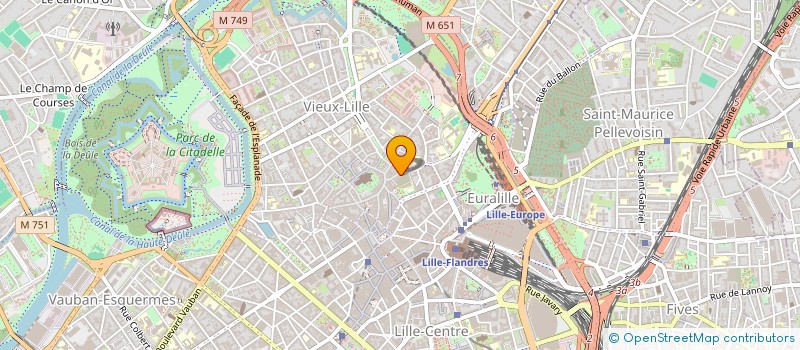 localisation de l'entreprise MONSIEUR FREDERIC BOUDIN  LILLE