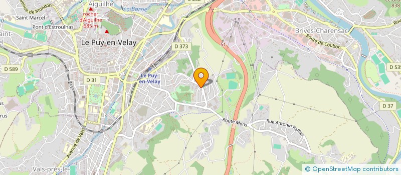 localisation de l'entreprise MONSIEUR FREDERIC BOUDRE  LE PUY-EN-VELAY