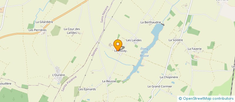 localisation de l'entreprise MONSIEUR FREDERIC BOUE  SAINTE-PAZANNE