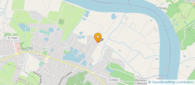 localisation de l'entreprise MONSIEUR FREDERIC BOUEY  IZON