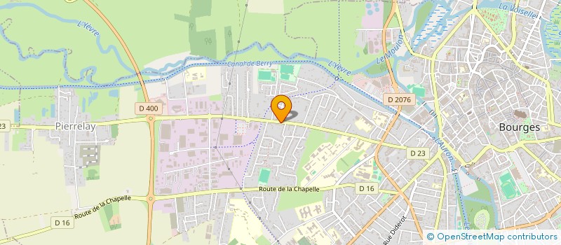 localisation de l'entreprise MONSIEUR FREDERIC BOUILLET  BOURGES