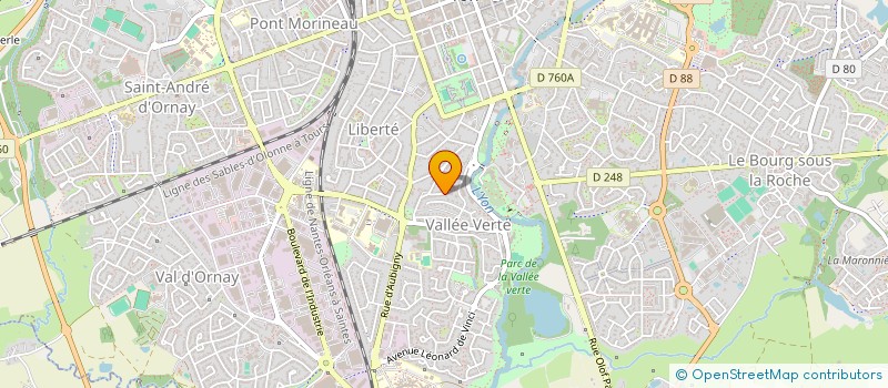 localisation de l'entreprise MONSIEUR FREDERIC BOUIN à LA ROCHE-SUR-YON