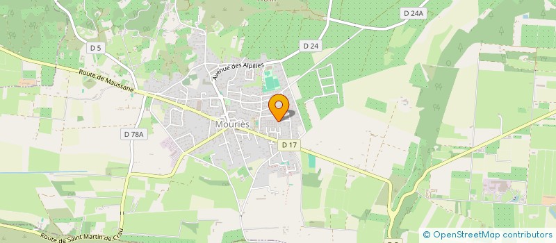 localisation de l'entreprise MONSIEUR FREDERIC BOULANGE  MOURIES