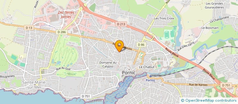 localisation de l'entreprise MONSIEUR FREDERIC BOULE  PORNIC