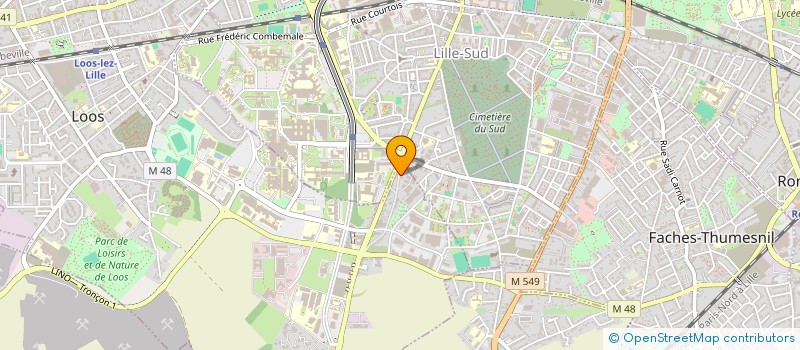 localisation de l'entreprise MONSIEUR FREDERIC BOULEAU  LOOS