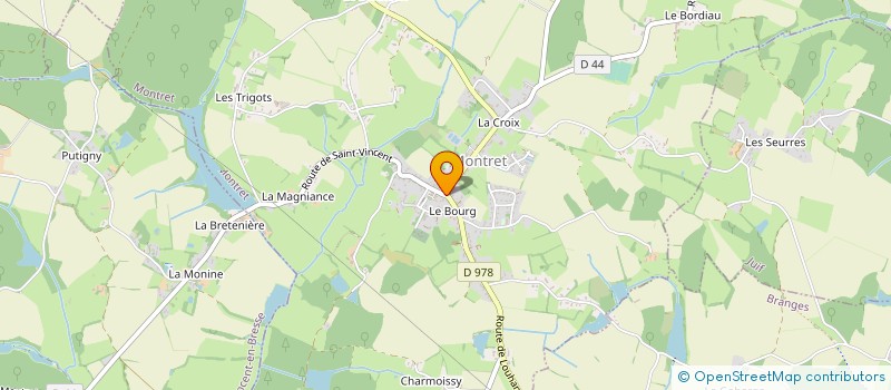 localisation de l'entreprise MONSIEUR FREDERIC BOULLY  SAINT-VINCENT-EN-BRESSE