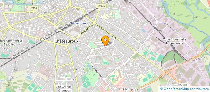 localisation de l'entreprise MONSIEUR FREDERIC BOUMEDIENNE  CHATEAUROUX