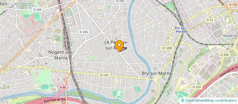 localisation de l'entreprise MONSIEUR FREDERIC BOUR  LE PERREUX-SUR-MARNE