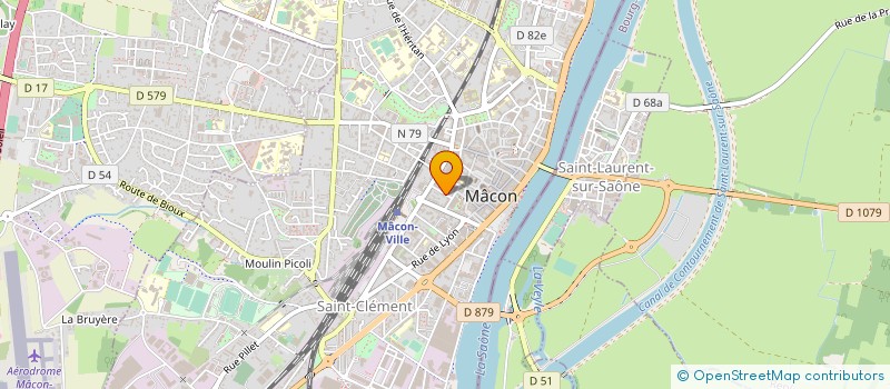 localisation de l'entreprise MONSIEUR FREDERIC BOURCET  MACON