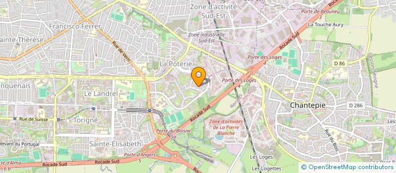 localisation de l'entreprise MONSIEUR FREDERIC BOURCIER  RENNES