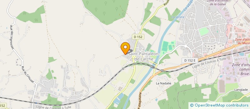 localisation de l'entreprise MONSIEUR FREDERIC BOURDET à SAINT-PANTALEON-DE-LARCHE
