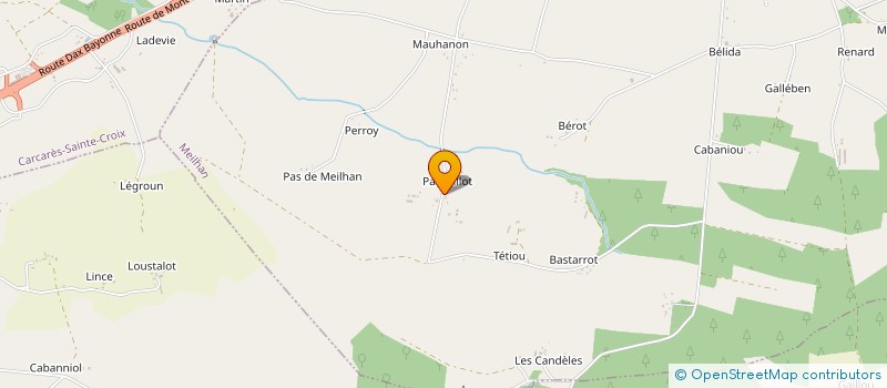 localisation de l'entreprise MONSIEUR FREDERIC BOURDET  MEILHAN