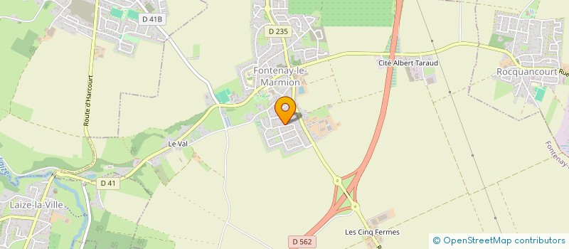 localisation de l'entreprise MONSIEUR FREDERIC BOURDON  FONTENAY-LE-MARMION