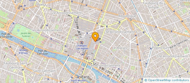 localisation de l'entreprise MONSIEUR FREDERIC BOURGAIN  PARIS