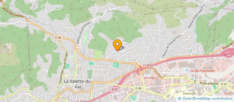 localisation de l'entreprise MONSIEUR FREDERIC BOURGEOIS à LA VALETTE-DU-VAR