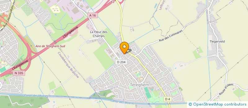 localisation de l'entreprise MONSIEUR FREDERIC BOURGEOIS  TETEGHEM-COUDEKERQUE-VILLAGE