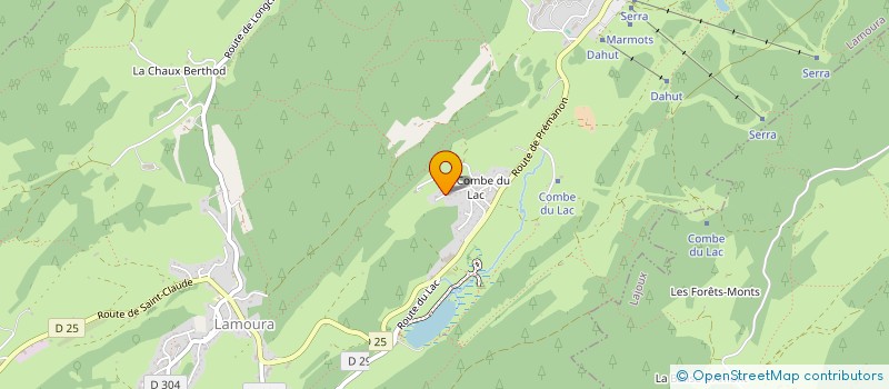 localisation de l'entreprise MONSIEUR FREDERIC BOURGEOIS  LAMOURA