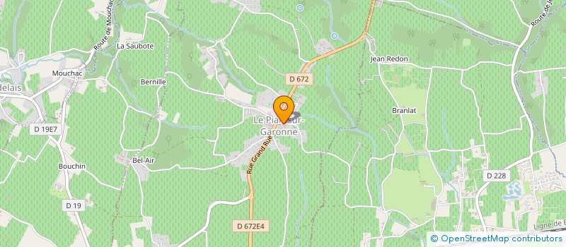 localisation de l'entreprise MONSIEUR FREDERIC BOURGY  BIEUJAC