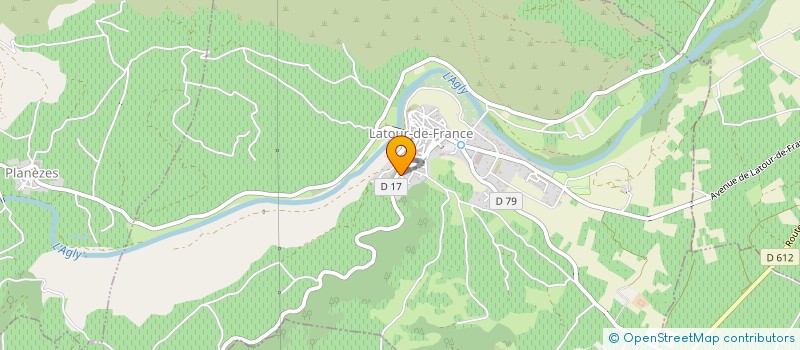 localisation de l'entreprise MONSIEUR FREDERIC BOURNIOLE  BELESTA