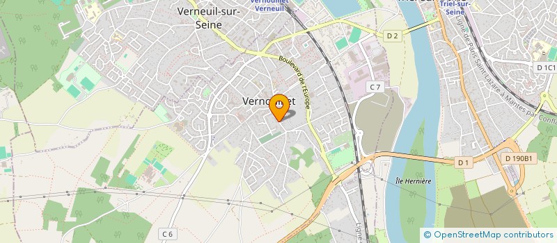 localisation de l'entreprise MONSIEUR FREDERIC BOURON à VERNOUILLET