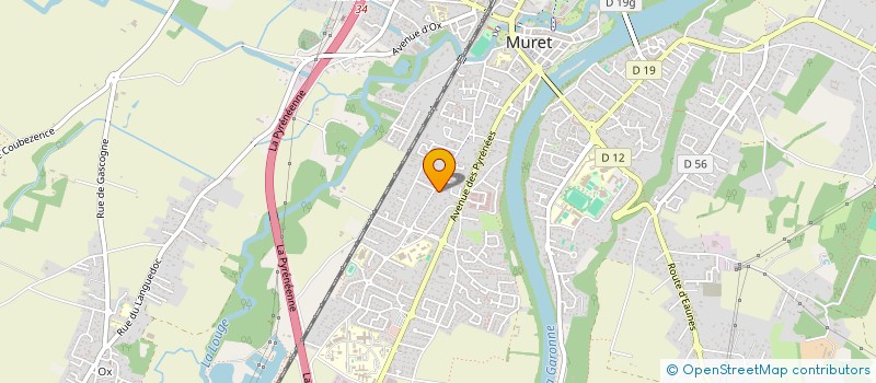 localisation de l'entreprise MONSIEUR FREDERIC BOURREAU  MURET