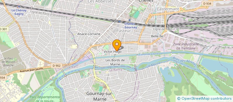 localisation de l'entreprise MONSIEUR FREDERIC BOUSQUET à CHELLES