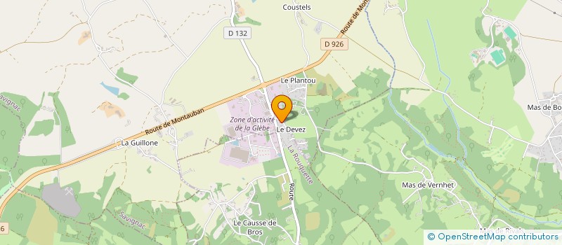 localisation de l'entreprise MONSIEUR FREDERIC BOUSQUIE  VILLEFRANCHE-DE-ROUERGUE