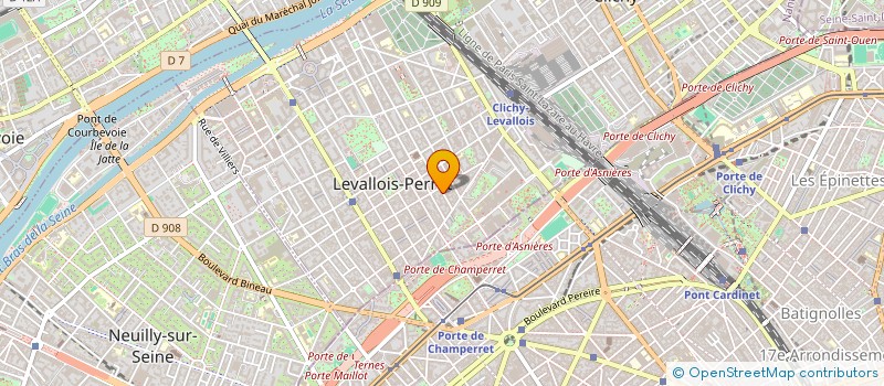 localisation de l'entreprise MONSIEUR FREDERIC BOUT à LEVALLOIS-PERRET